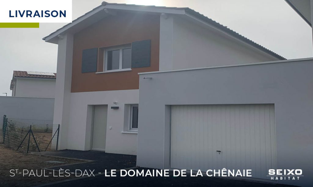 Livraison des maisons de la tranche 2 du Domaine de la Chênaie à Saint-Paul-lès-Dax (40)